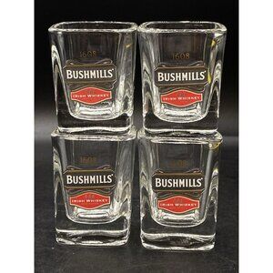 BUSHMILLS 1608 Shot Glasses Square Triple Distilled slot 4
